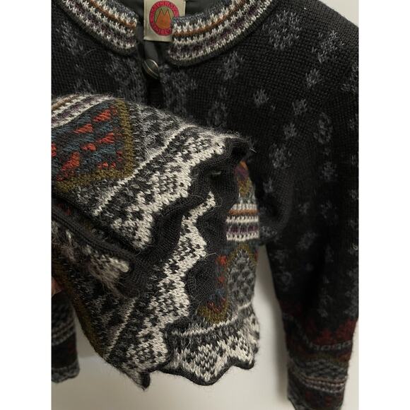 Millma Bolivia 100% Alpaca Cardigan Sweater sz XS - Picture 5 of 7